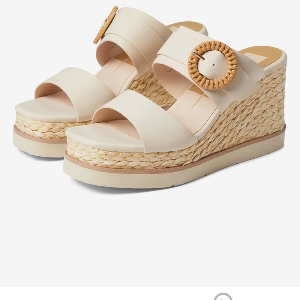 Dolce Vita Lauryn Cream Stella Wedge Sandal - Picture 5 of 5
